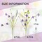 Spring Decorations for Home 12 Pack Purple Spring Flowers 17 Inch Artificial Spring Floral Stems with Daisy and Berries for Spring Summer Farmhouse Ornaments